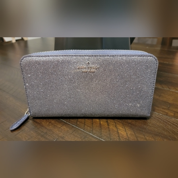 kate spade Bags Euc Lola Kate Spade Continental Glitter Wallet
